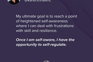 Self-Awareness Develops Resilience