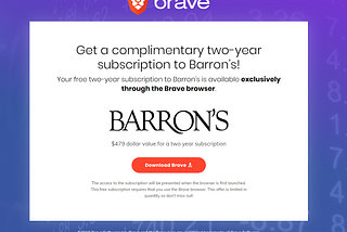 Dow Jones Media Group Partners With Brave Software To Offer Premium Content To Users and Test…