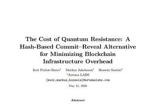 The Cost of Quantum Resistance