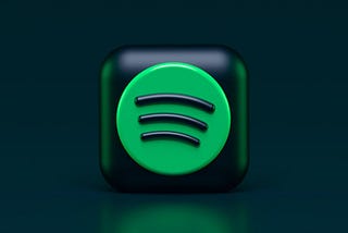 3D Spotify logo