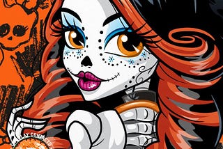 Monster High : Skelita Calaveras Cosplay Contact Lenses