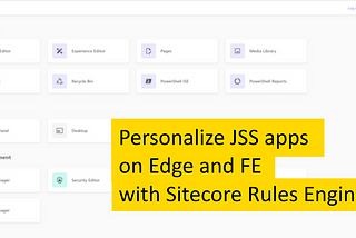 JSS Rule Engine — Website personalization in SSG mode