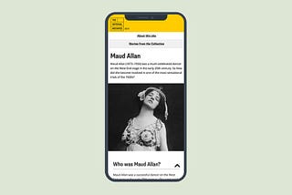 Image of Stories from the Collection on a mobile device