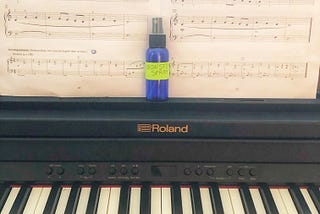 MONSTER SPRAY AND IMAGERY FOR PIANO MOTIVATION