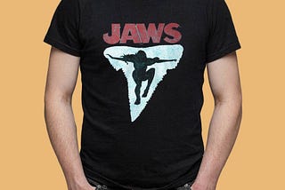 Jaws “Into the Water” Unisex Tee: Shark Attack Thriller Tribute