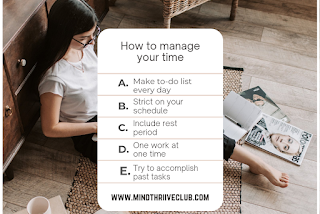 how to manage you time