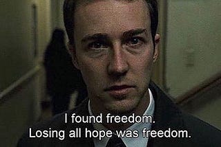 Edward Norton in Fight Club