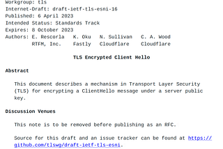 Welcome OpenSSL 4 — and Encrypted Hellos