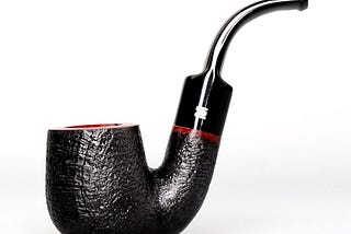 Sherlock Holmes Full Bent Briar Pipe with 9mm Filters