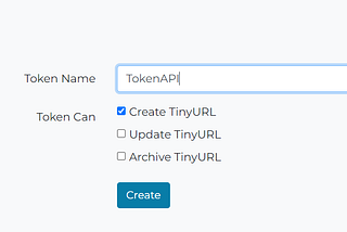 Shorten URL using TinyURL API