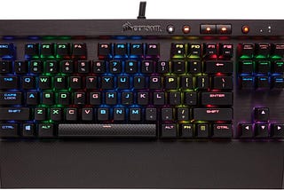 Best Corsair K65 LUX RGB Compact Mechanical Keyboard (Buy Now)