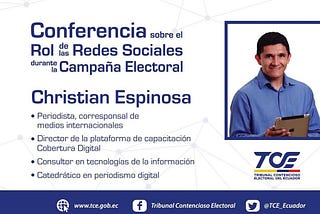 Por empezar! 
Participando en debate en el Tribunal Contencioso Electoral