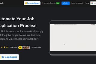 I tested lazyapply, the bot that applies to jobs automatically