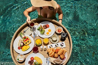 Floating breakfast in Bali, Maldives, Thailand and Vietnam