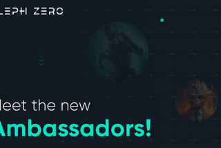 Meet the new ambassadors! Q1 2024