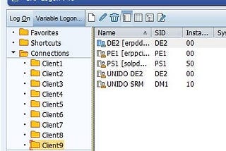 Migrate SAP Logon Connections