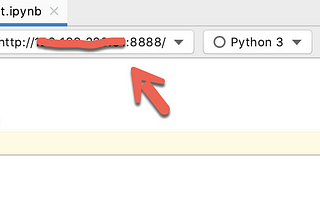 Se connecter à un jupyter notebook à distance dans Pycharm