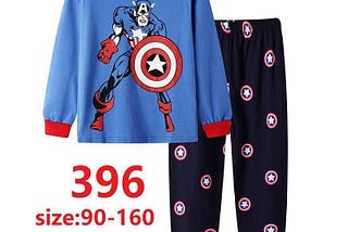 Captain america pyjamas