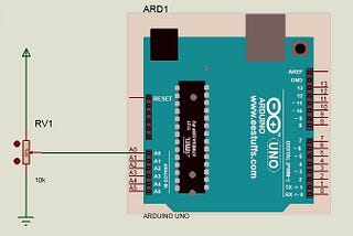 schematic diagram for reading analog signal