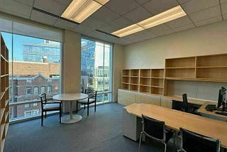 The long held office of David Boaz, Cato Institute Executive Vice President, cleaned out after his death in July.