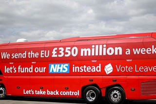Remember The Big Red Bus And What It Said On The Side Of It?