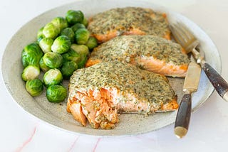 Keto Baked Garlic Parmesan Salmon