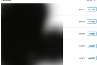 How to bulk accept/reject Linkedin connection invitations