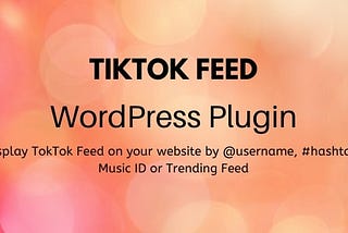 Best TikTok WordPress Plugins