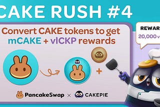O CAKE RUSH #4 está no ar!