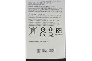 Handy Akku Meitu MB1603 für Meitu M8 M8s 3100mAh
