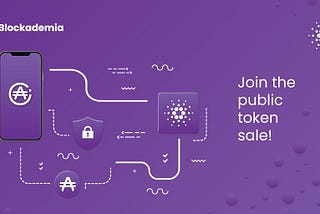 Blockademia launches community sale!