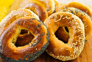 Assorted montreal style bagels