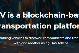 DAV — автономные средства на блокчейне