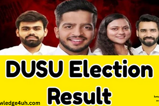 DUSU Elections Result 2023 ABVP wins 3 posts, NSUI wins VP post, Tushar Dedha elected President