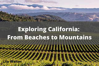 Exploring California: From Beaches to Mountains