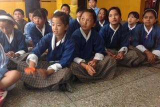 Visiting a Bhutanese School