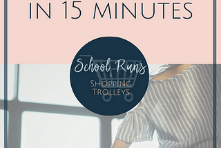 How to jump-start your mornings in 15 minutes! If you struggle to get out of bed and get going in the mornings, try my 15-minute routine to get you off to a great start!