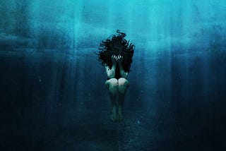Underwater, Nobody Can Hear You Scream.