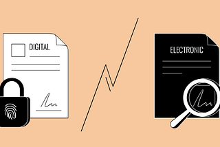 Elektron raqamli imzo va elektron imzo o’rtasidagi farq