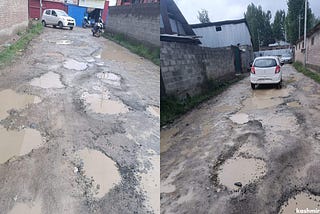 Pulwama: Residents’ appeal for road repair goes unanswered, frustration mounts