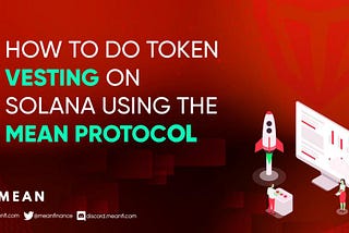 How to do token vesting on Solana in less than 5 minutes!