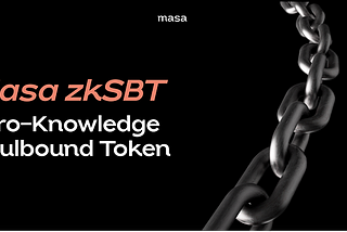 Представляем Masa zkSBT