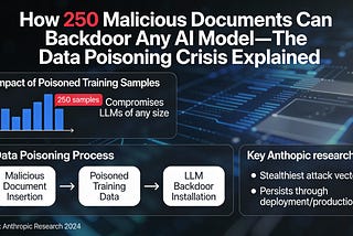 How 250 Malicious Documents Can Backdoor Any AI Model-The Data Poisoning Crisis Explained