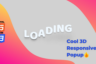 3D Bounce loading animation using CSS -Rare Programmer