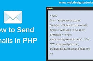 How to send Emails using PHP