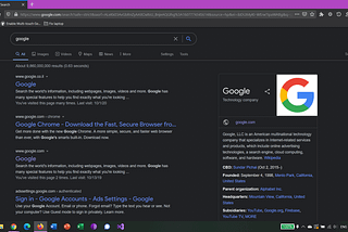 Google testing dark-mode on desktop browsers