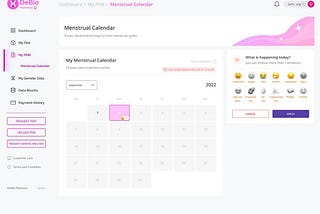 New Feature Announcement: The Menstrual Calendar