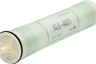 4x21 XLE-4021 Reverse Osmosis Membrane, Extra Low Pressure Operation, 1100 GPD Water Filtration, 99.7% Salt Rejection