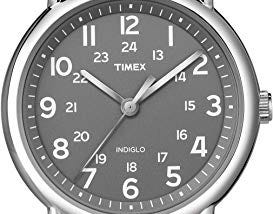 TIMEX Weekender Analog Grey Dial Unisex’s Watch-T2N649