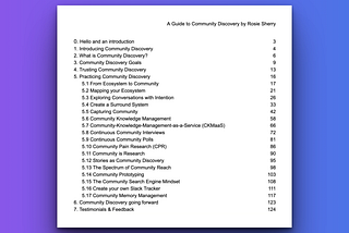 The Guide to Community Discovery
